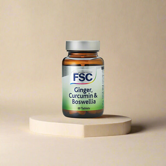 FSC Ginger, Curcumin & Boswellia 30 Capsules – Herbal joint support supplement