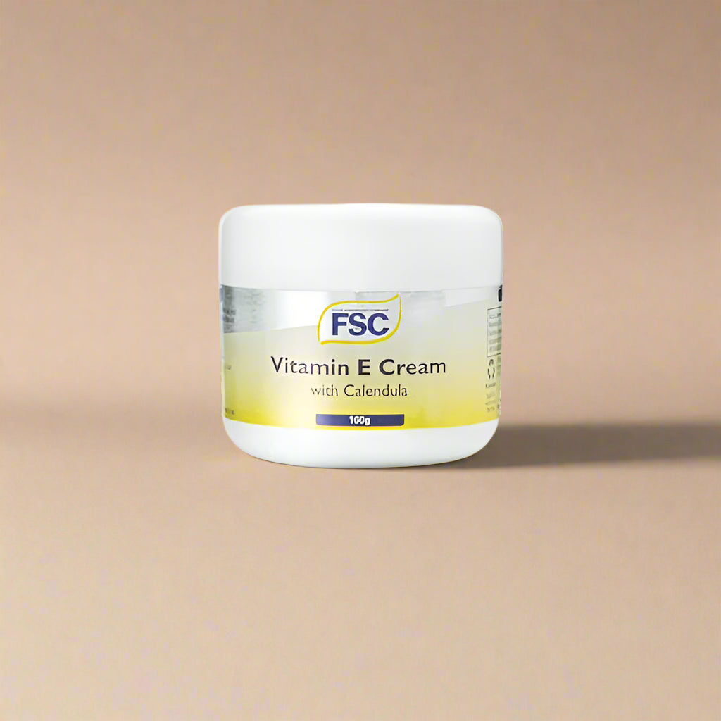 FSC Vitamin E Cream with Calendula 100g – Soothing moisturiser for dry skin