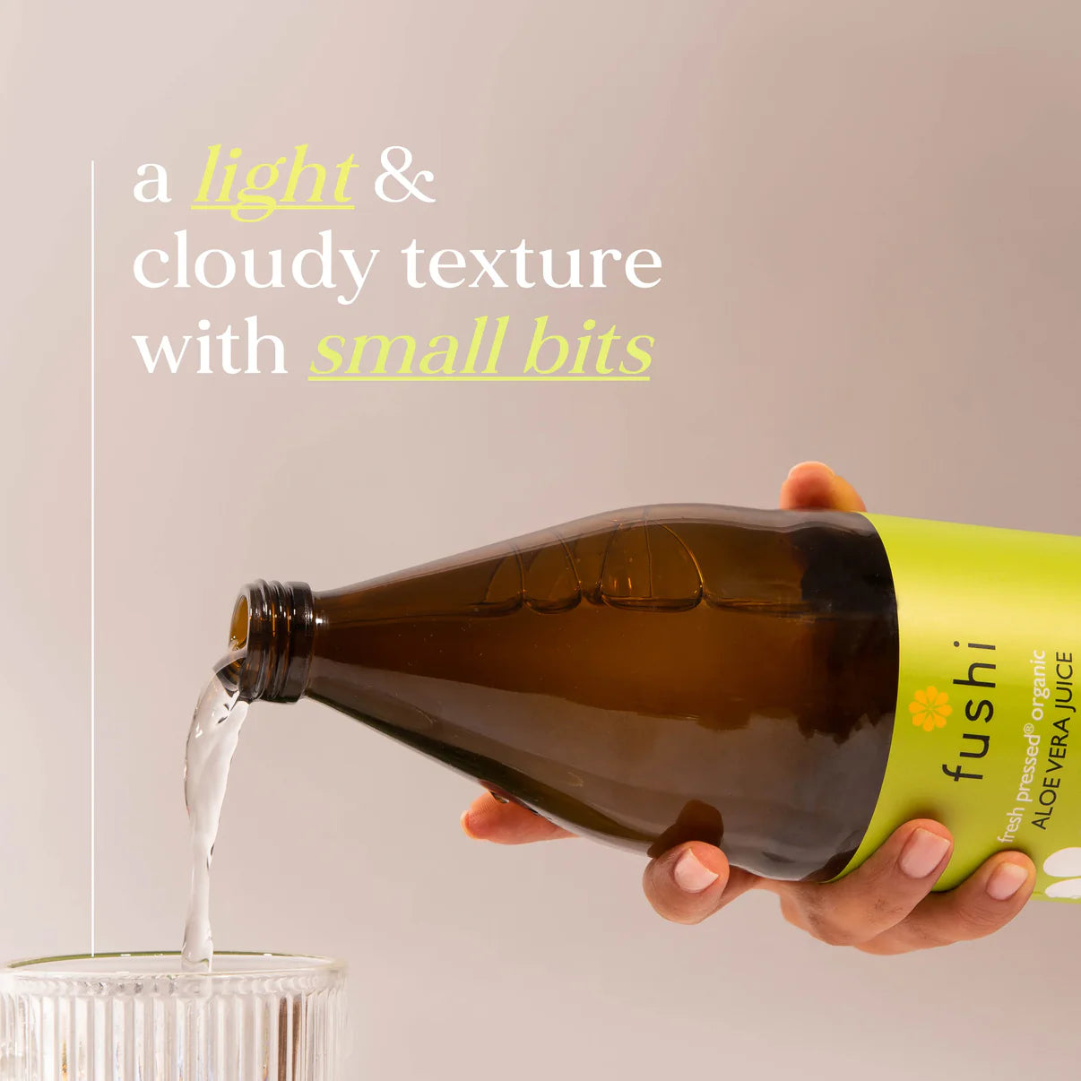 Fushi Aloe Vera Juice – Organic, Cold-Pressed, 1 Litre – Digestive & Skin Health Support-3