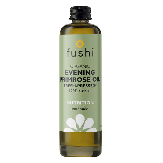Fushi Organic Evening Primrose Oil 100ml Bottle Front