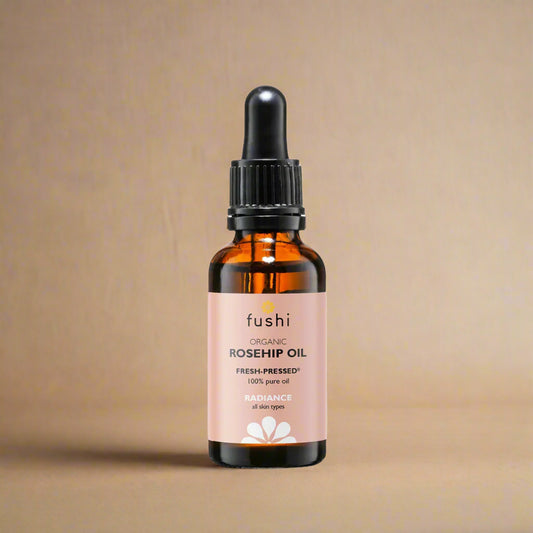  Fushi Organic Rosehip Oil – 30ml bottle cold-pressed skincare oil