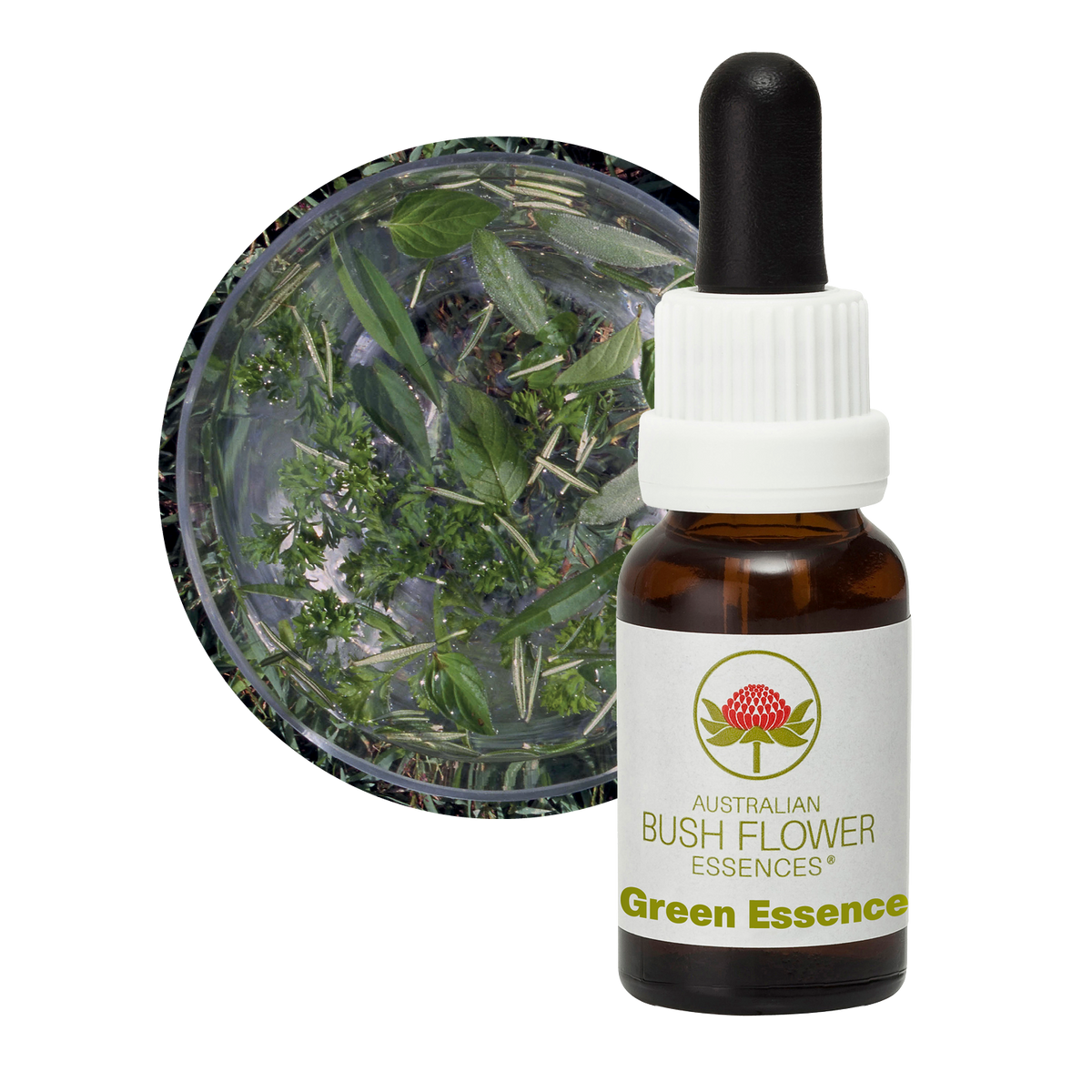 Australian Bush Flower Green Essence Stock – 15ml original manufacturer product photograph
