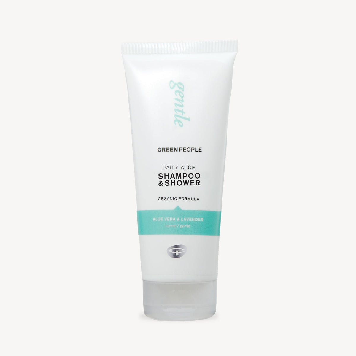 Front packaging of Green People Daily Aloe Shampoo & Shower Wash 200ml on a plain background