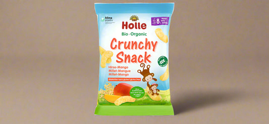 Holle Organic Crunchy Snack Millet Mango 8 x 25g baby snack