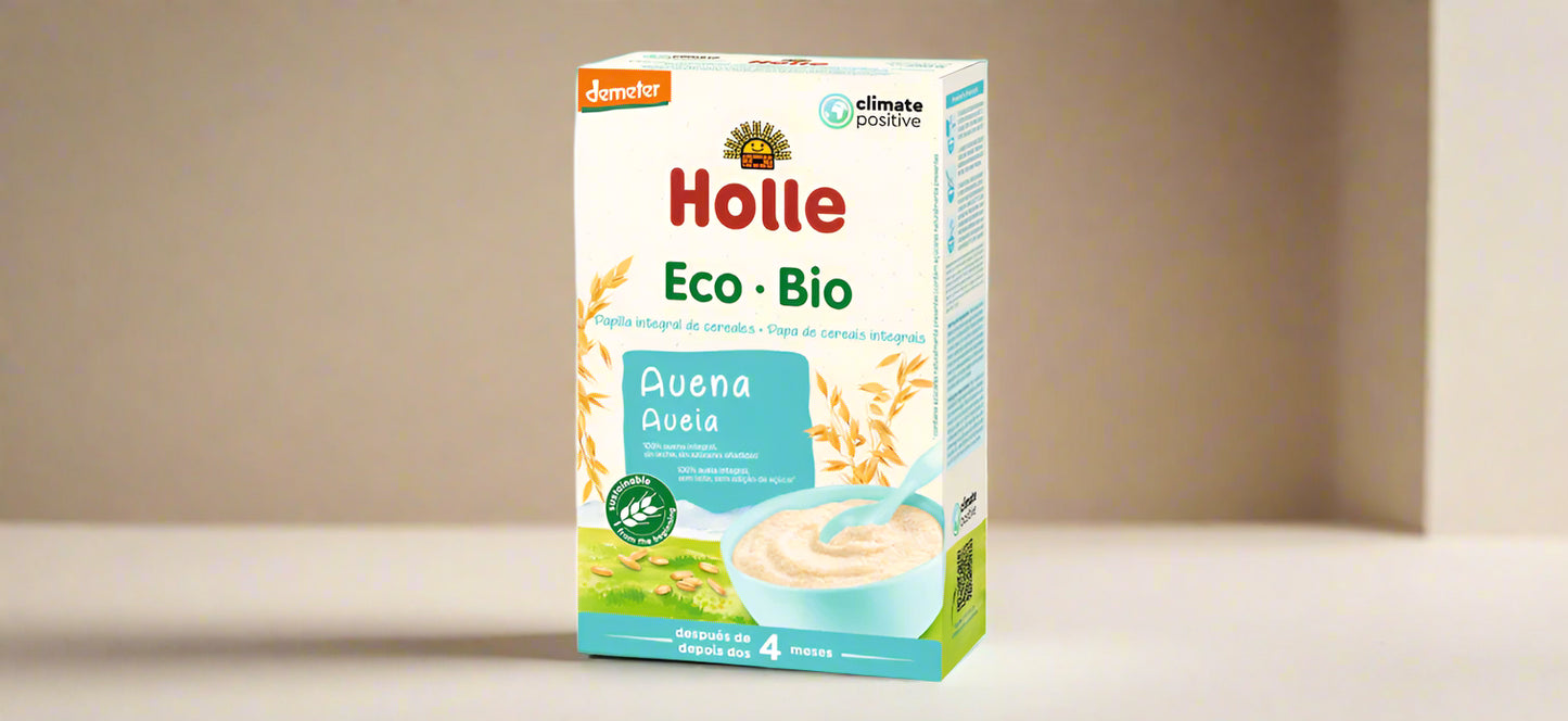 Holle Organic Rolled Oats Porridge from 4 Months 6 x 250g packs