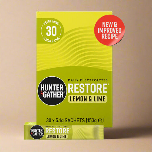 Hunter & Gather citrus electrolyte sachets with magnesium, sodium, and potassium