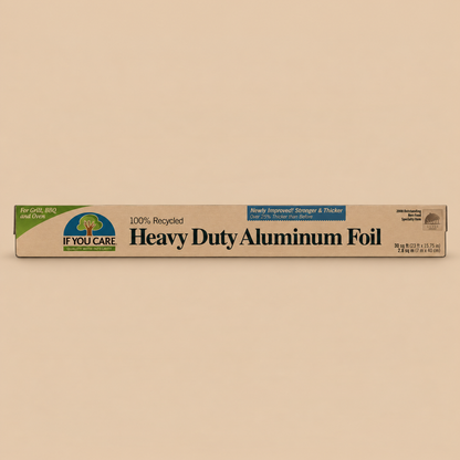 If You Care Heavy Duty Recycled Aluminium Foil – 7m × 40cm — product pack on a beige background
