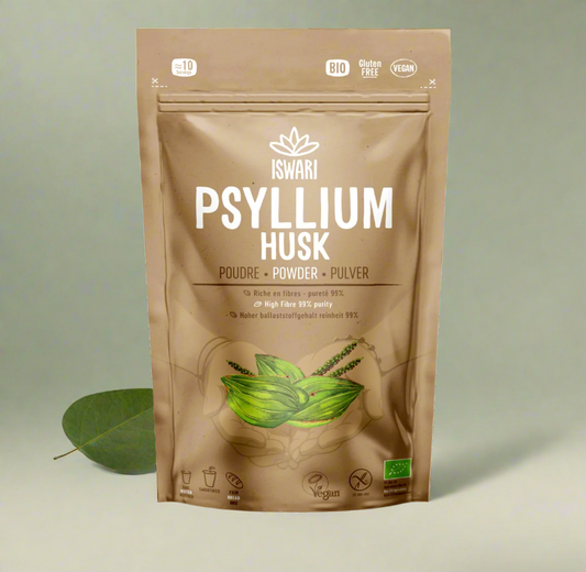  Iswari Organic Psyllium 125g Front Label