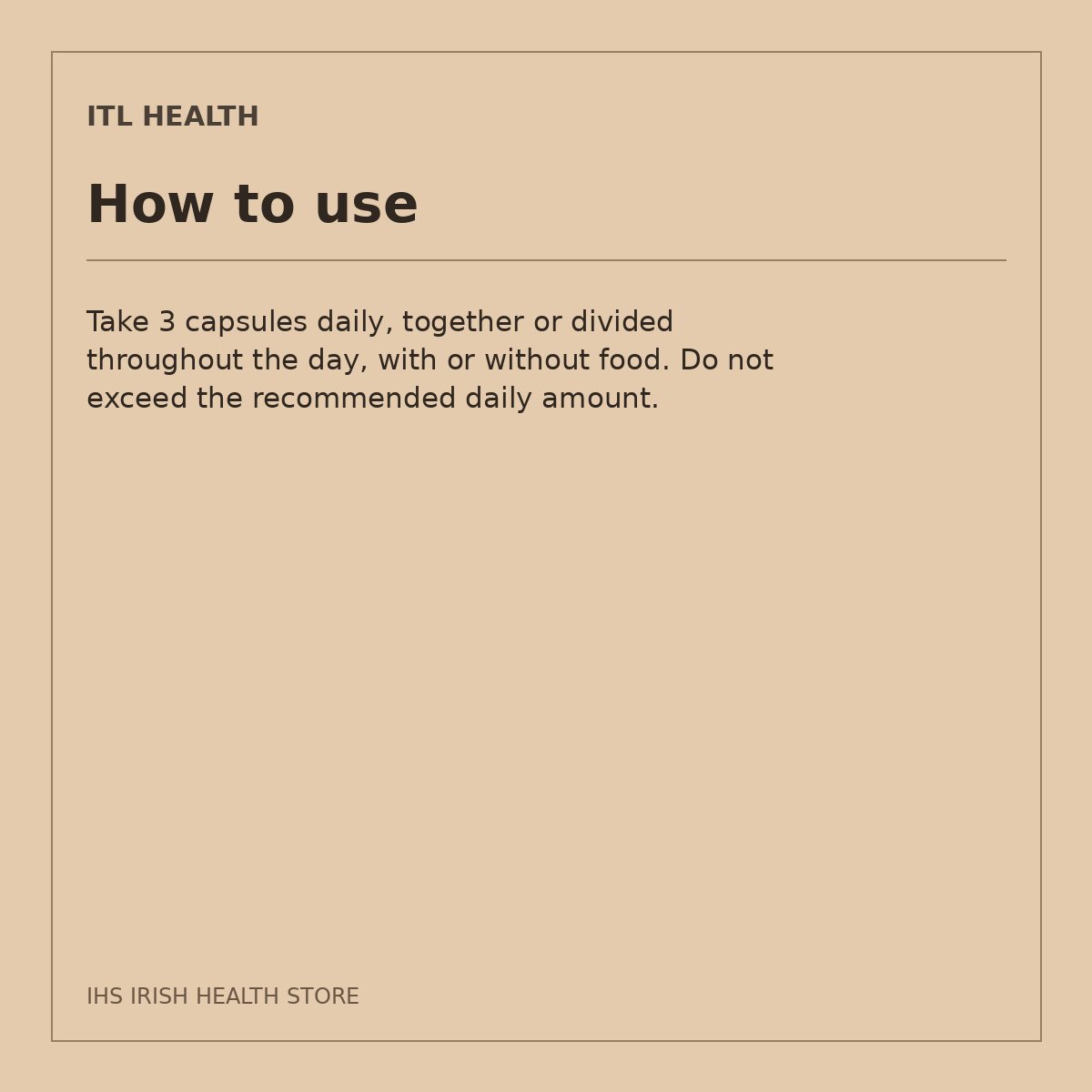 ITL Health MAGmal8 Magnesium Malate – 90 Capsules: how to use