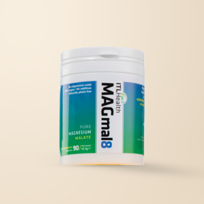 ITL Health MAGmal8 Magnesium Malate – 90 Capsules authentic product packaging