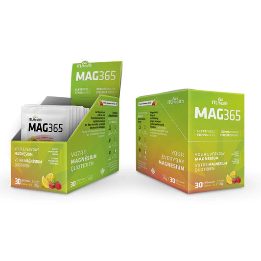 ITL Health MAG365 Raspberry Lemon Magnesium Citrate 30 Sachets