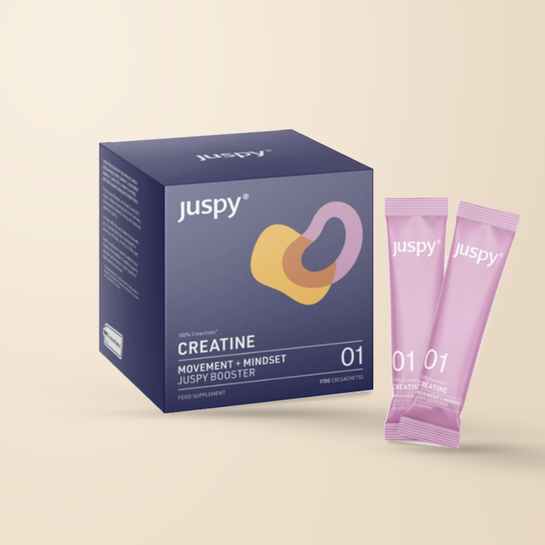 Juspy Creatine Booster 01 – 30 Sachets authentic product packaging