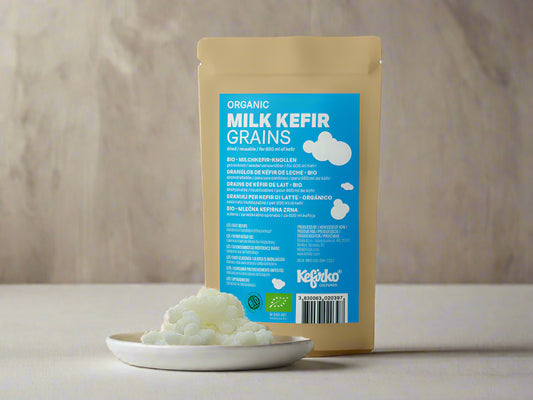 Kefirko Dehydrated Milk Kefir Grains – 18g organic live culture