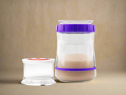 Kefirko Sourdough Fermenter 900ml complete with jar and measuring cup