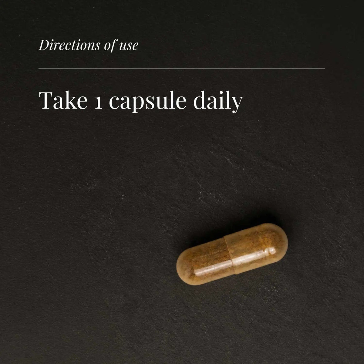 KIKI Health Shilajit manufacturer directions: take one capsule daily