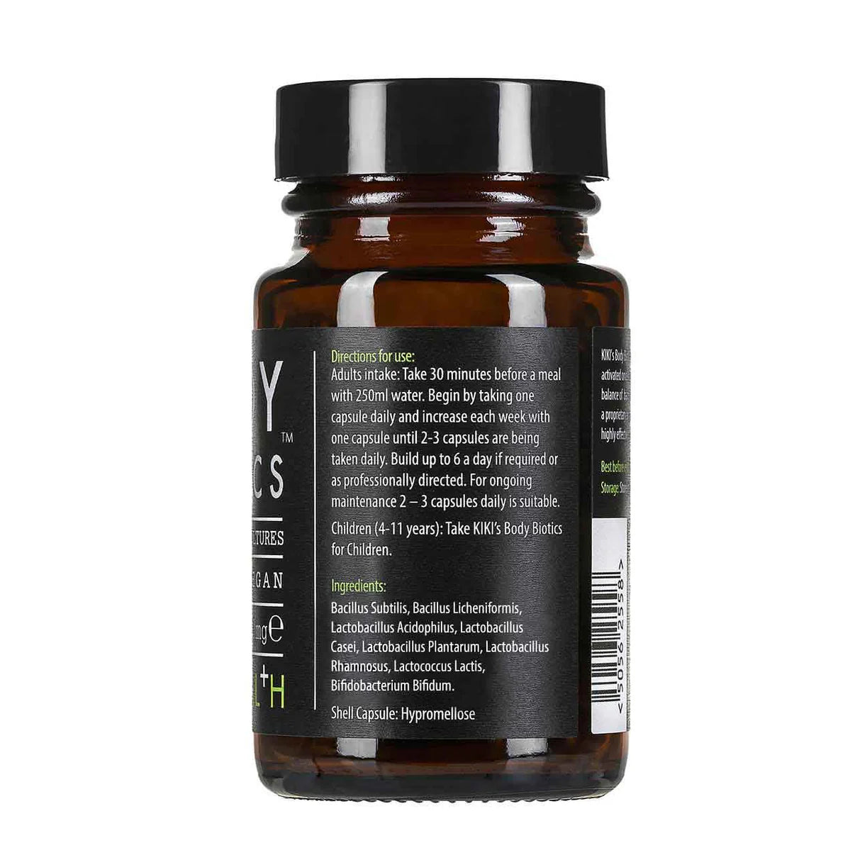Kiki Body Biotics – Supports Gut Flora, Digestion & Immunity – 60 Capsules.