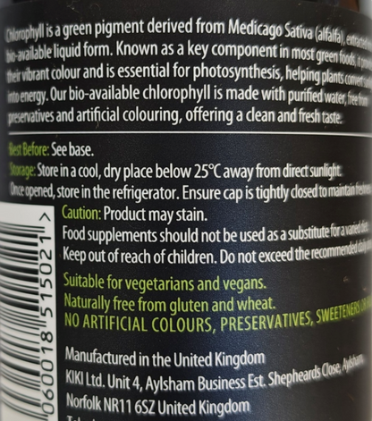 Back label of a supplement bottle with text and product details.