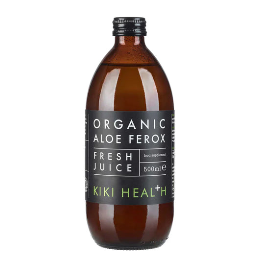 Kiki Aloe Ferox Juice Organic 500ml Bottle Front View