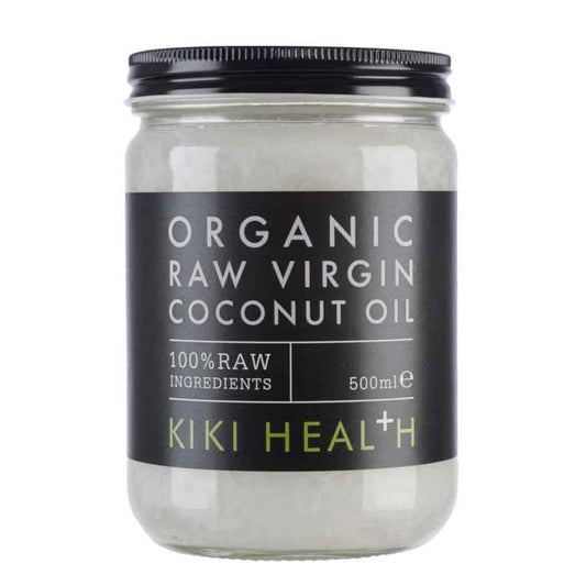 Kiki Health Organic Virgin Coconut Oil – Cold-Pressed, Unrefined & Raw, 500g