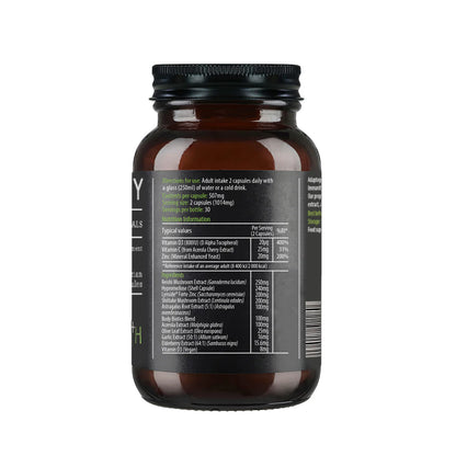 KIKI Immunity Blend nutrition information and ingredients label