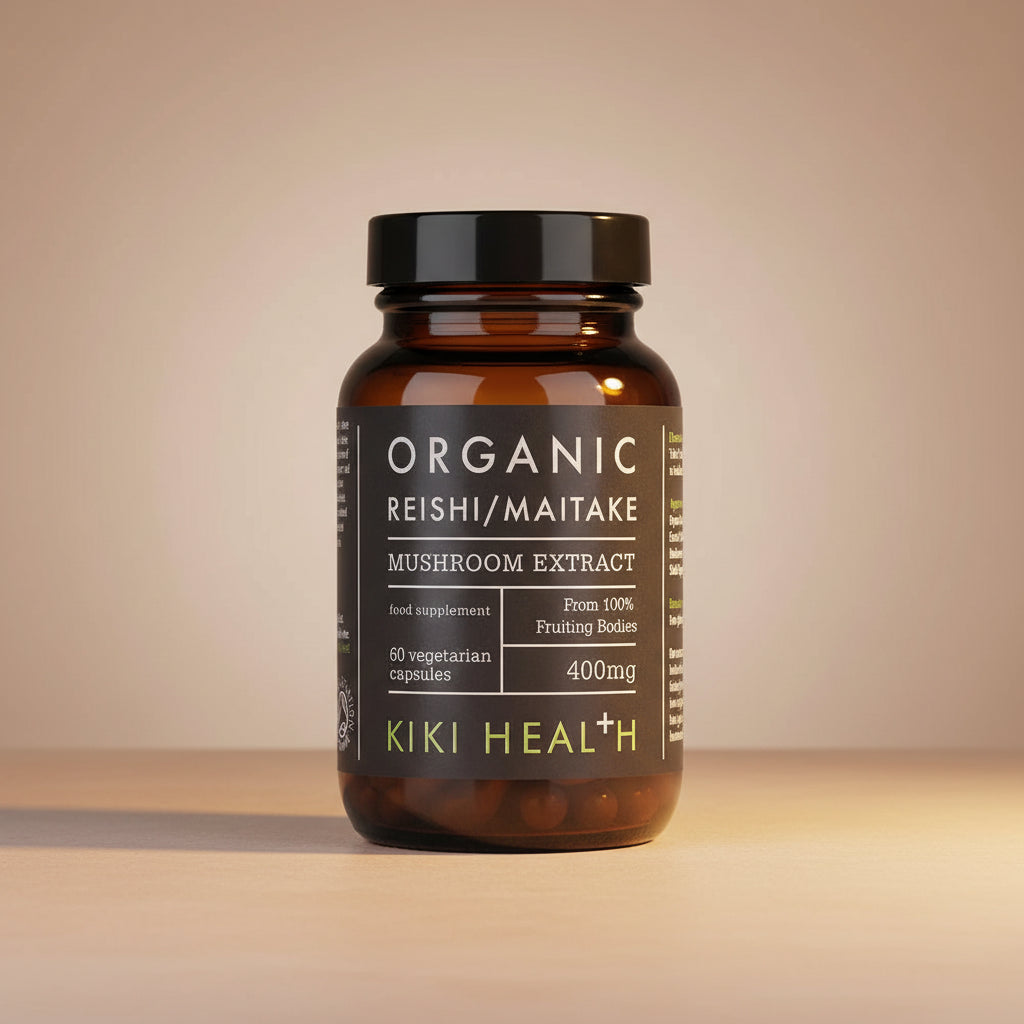 KIKI Maitake and Reishi Mushroom Extract Blend 60 Vegan Capsules