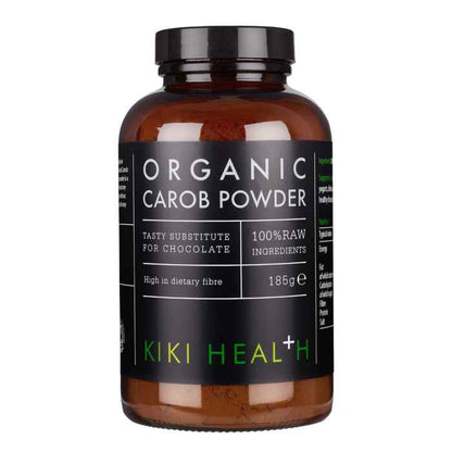 Kiki Organic Carob Powder 185g – Naturally Sweet, High-Fibre Chocolate Substitute.