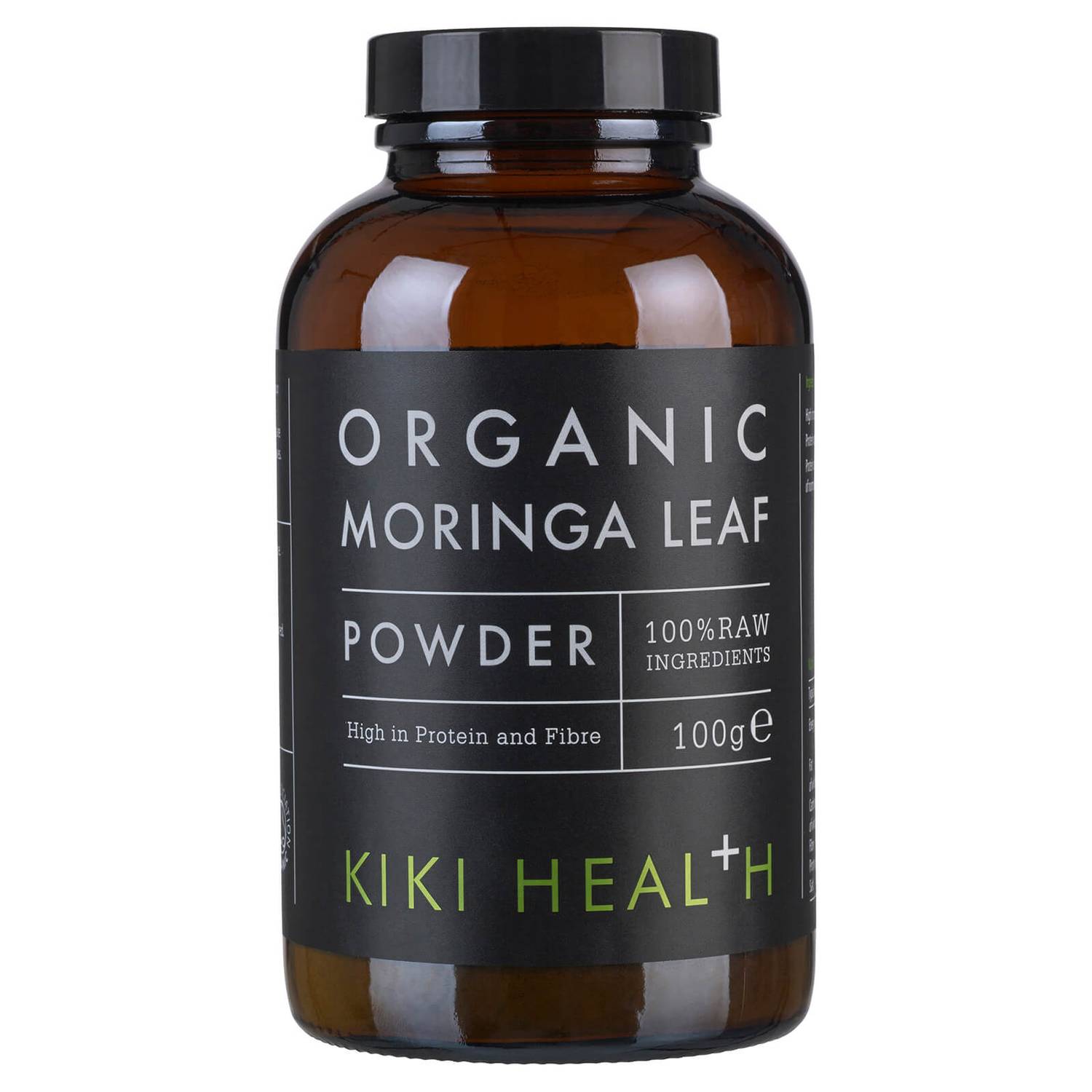 Kiki Organic Moringa Powder, 100g of pure superfood for 