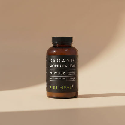 KIKI Organic Moringa Powder 100g front label