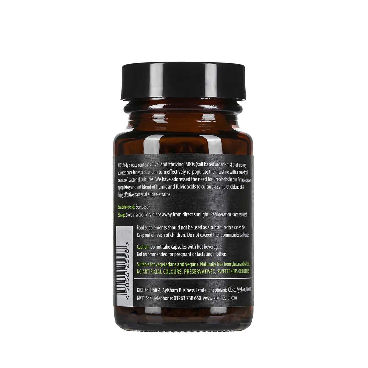 Kiki SBO Probiotics – Natural Soil-Based Organisms – Vegan Digestive Support