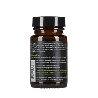 KIKI Body Biotics ingredients and directions on the back of the bottle