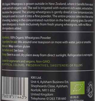 Kiki Wheatgrass Superfood Powder Ireland