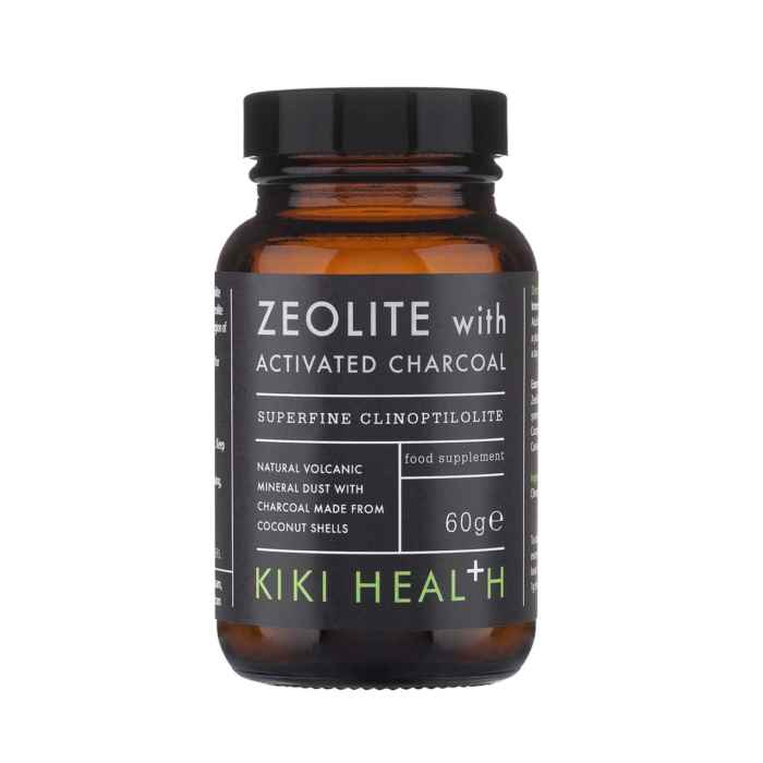 Kiki Zeolite & Activated Charcoal Powder – 60g 