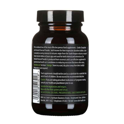 Kiki Zeolite Powder bottle, back label