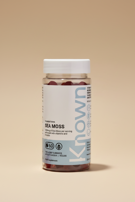 known-sea-moss-gummies-front-bottle front