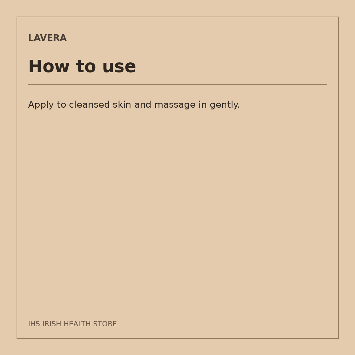 Lavera Basis Sensitiv All Round Cream – 150ml: how to use