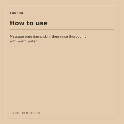 Lavera Basis Sensitiv Cleansing Gel – 125ml: how to use