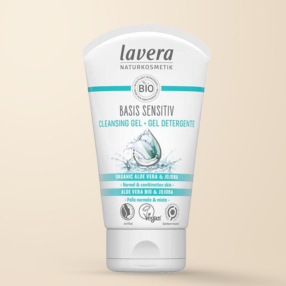 Lavera Basis Sensitiv Cleansing Gel – 125ml authentic product packaging