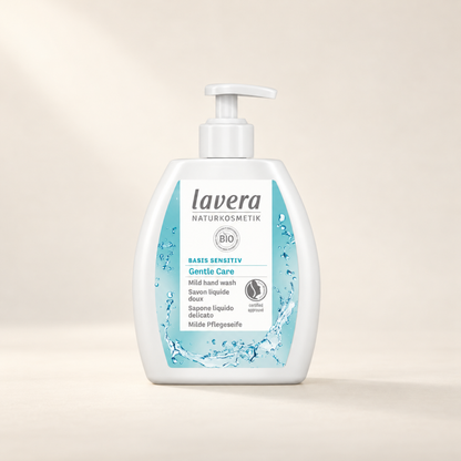 Lavera Basis Sensitiv Gentle Care Hand Wash 250ml – product packaging