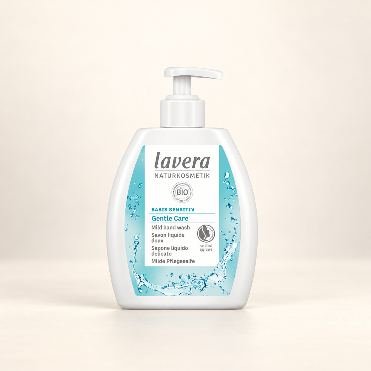 Lavera Basis Sensitiv Gentle Care Hand Wash 250ml – product packaging