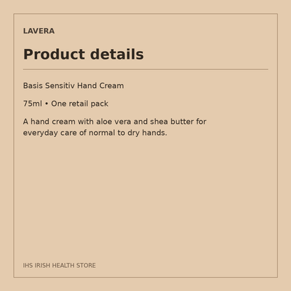 Lavera Basis Sensitiv Hand Cream – 75ml: product details