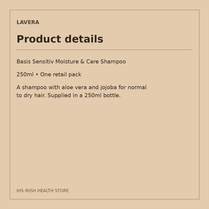 Lavera Basis Sensitiv Moisture & Care Shampoo – 250ml: product details