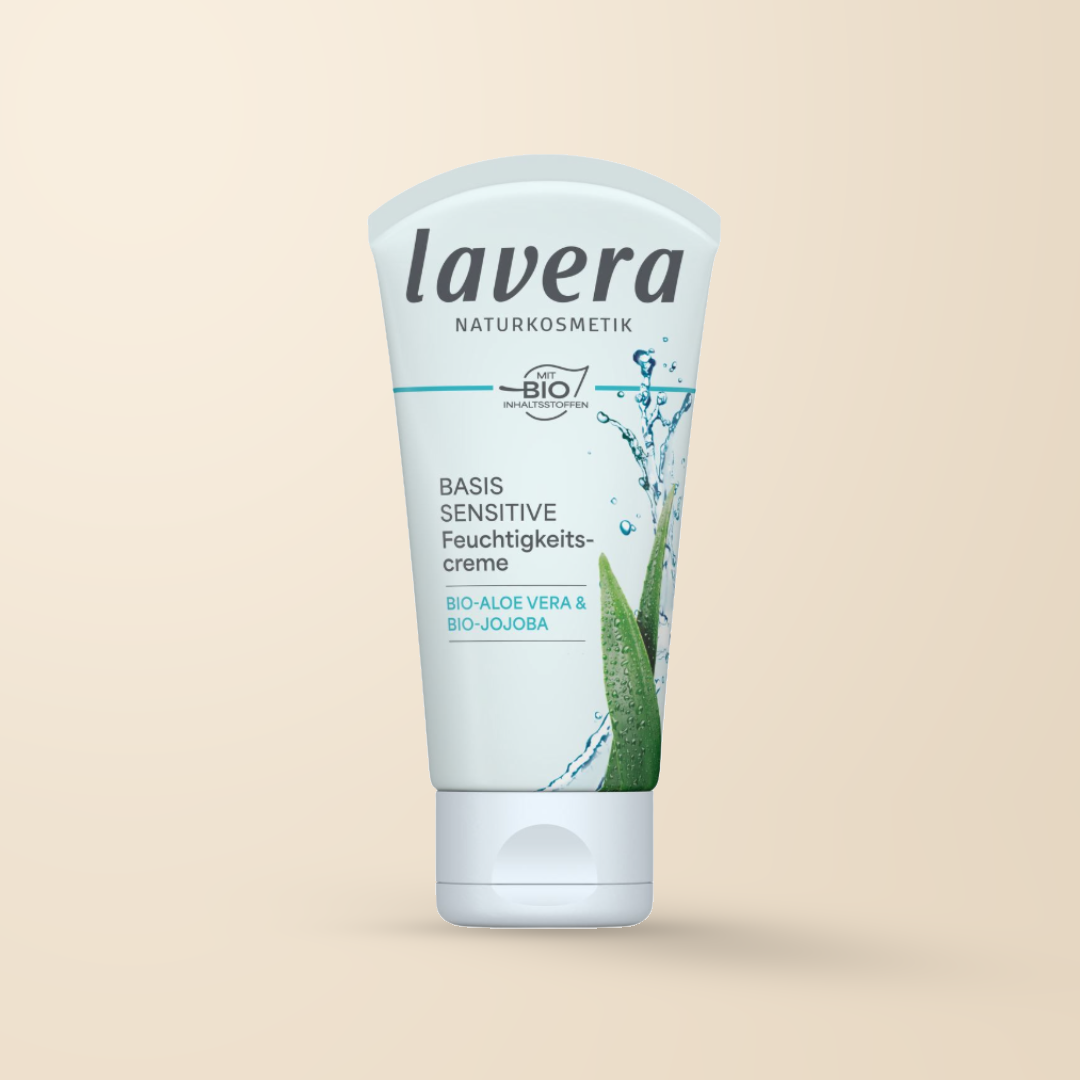Lavera Basis Sensitiv Moisturising Cream – 50ml authentic product packaging
