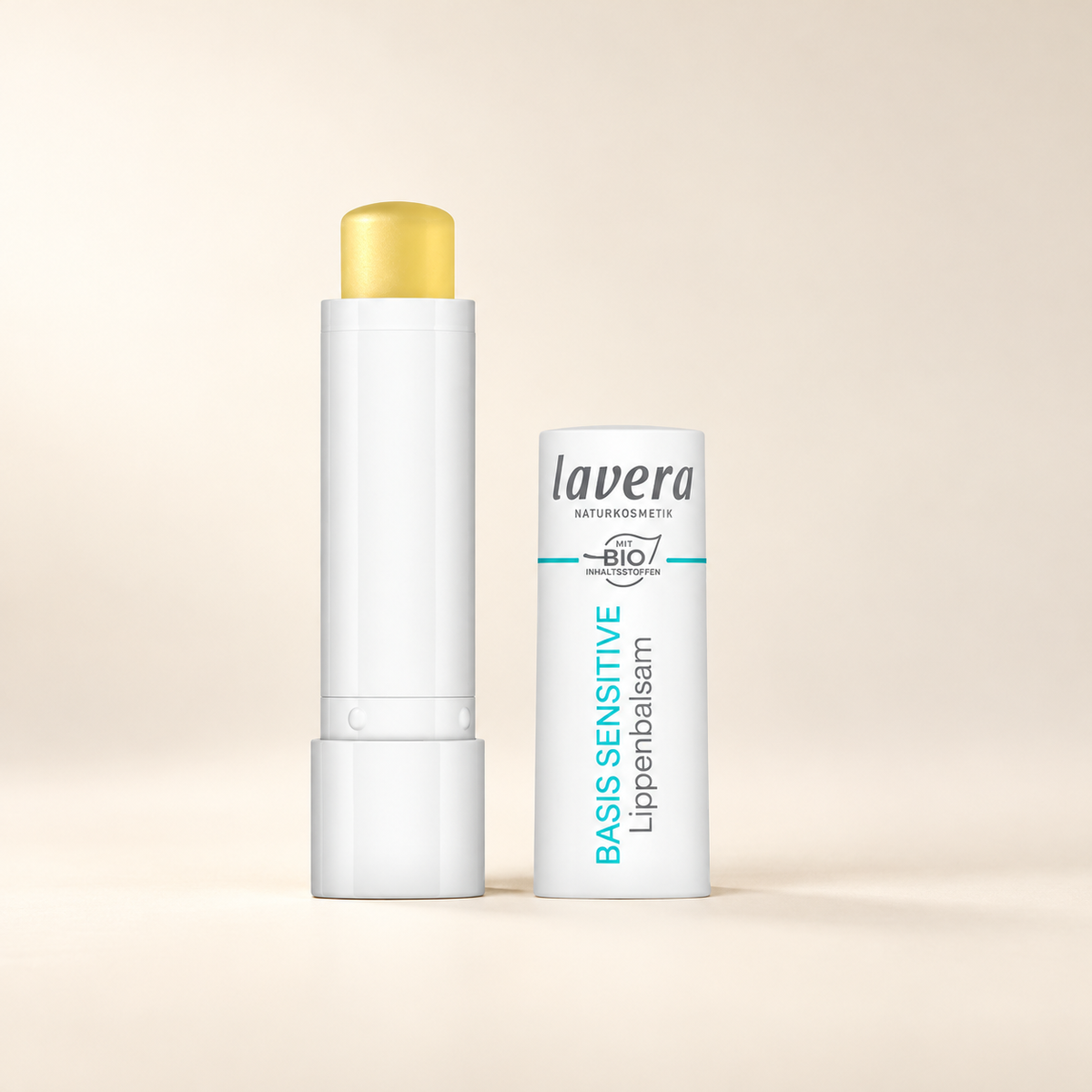 Lavera Basis Sensitive Lip Balm 4.5g – product packaging
