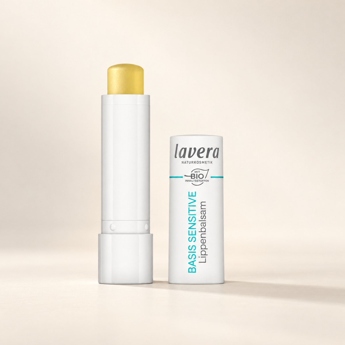 Lavera Basis Sensitive Lip Balm 4.5g – product packaging