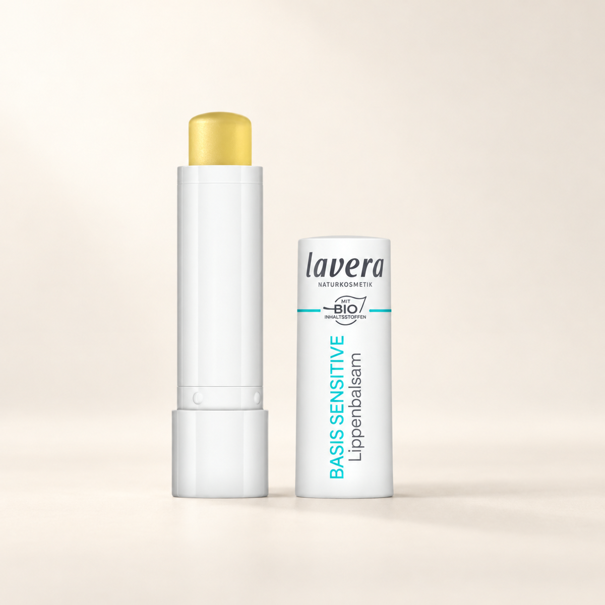 Lavera Basis Sensitive Lip Balm 4.5g – product packaging
