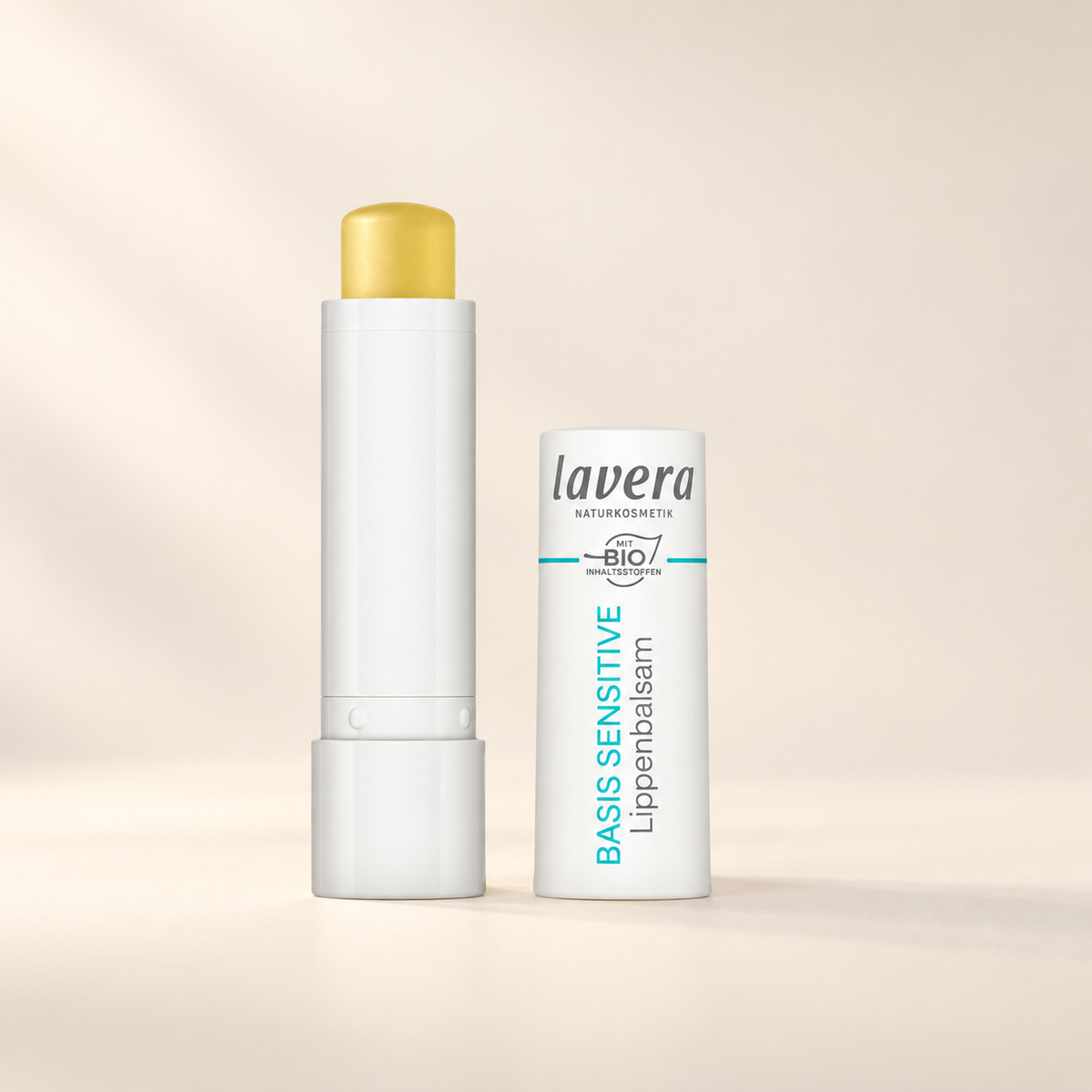 Lavera Basis Sensitive Lip Balm 4.5g – product packaging