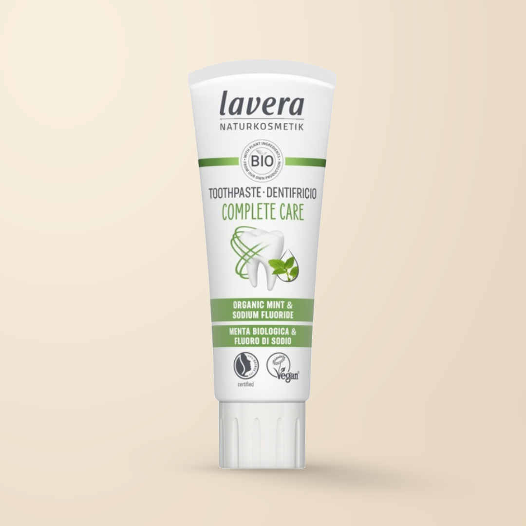 Lavera Complete Care Mint Toothpaste with Fluoride – 75ml authentic product packaging