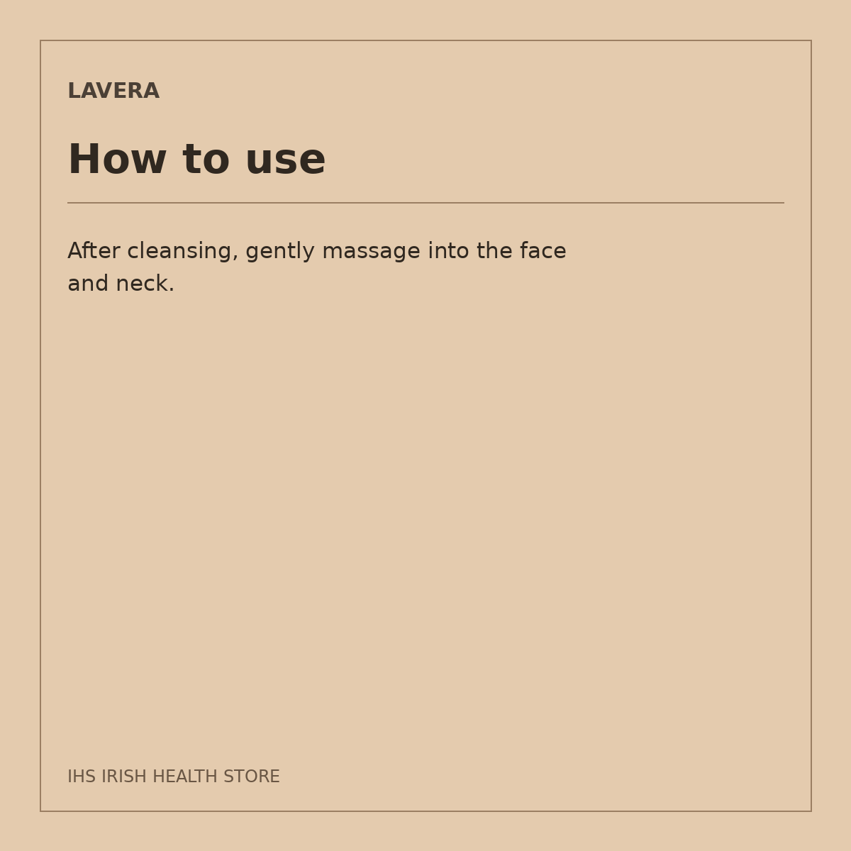 Lavera Men Sensitiv Moisturising Cream – 30ml: how to use