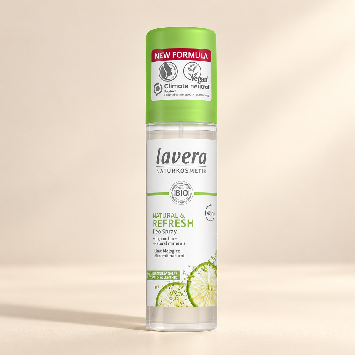 Lavera Natural & Refresh Deodorant Spray 75ml — product packaging, image 1