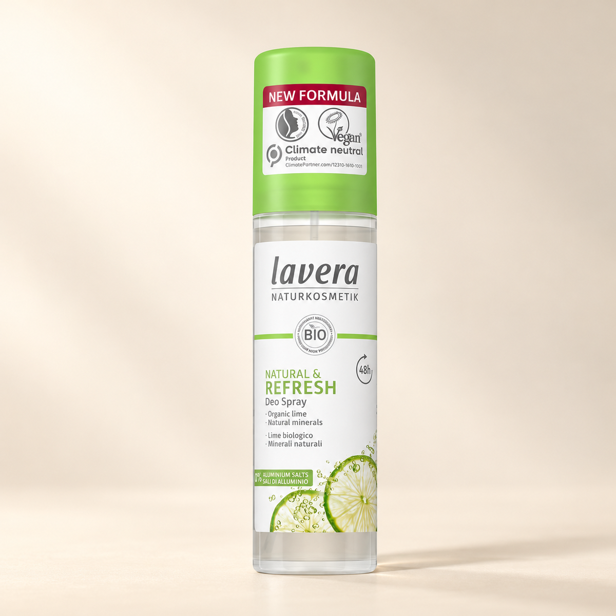 Lavera Natural & Refresh Deodorant Spray 75ml — product packaging, image 2